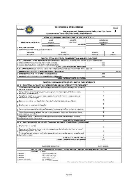 soce form 2023 pdf|Abalos reiterates call to BSKE bets: Submit SOCE early, don’t .